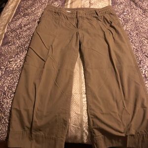 Khaki capris from the Gap